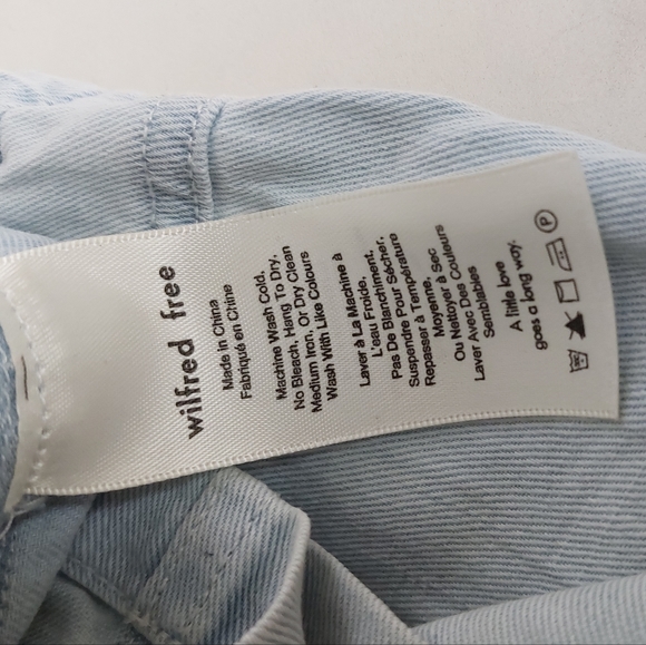 Aritzia Wilfred denim overalls xxs - Picture 12 of 15